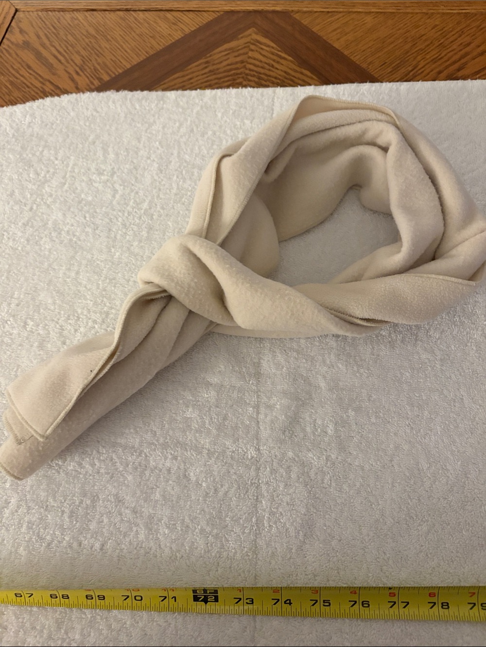 Old Navy Cream Fleece Knotted Headband
